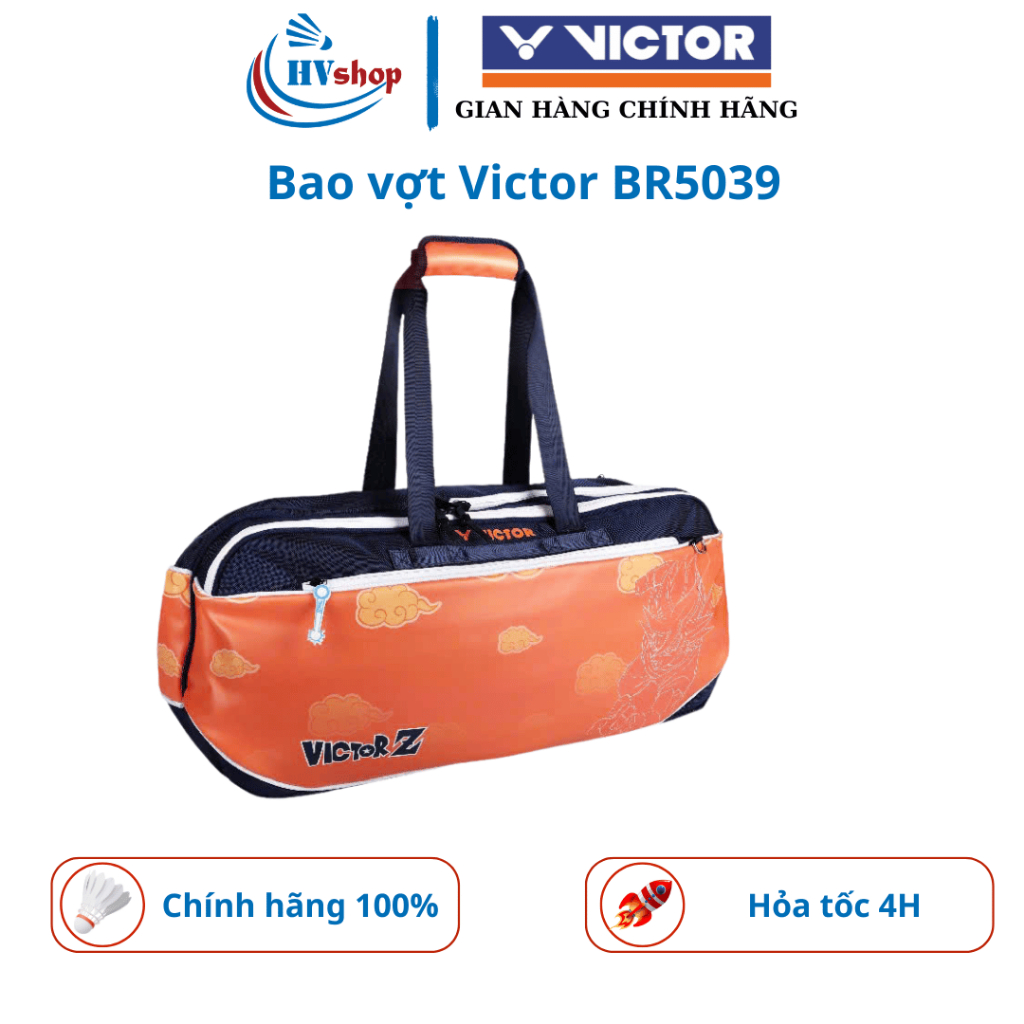 Bao vợt cầu lông Victor BR5639 chính hãng, thiết kế thể thao, tối ưu không gian chưa đồ - HVShop