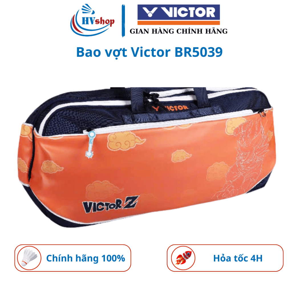 Bao vợt cầu lông Victor BR5639 chính hãng, thiết kế thể thao, tối ưu không gian chưa đồ - HVShop