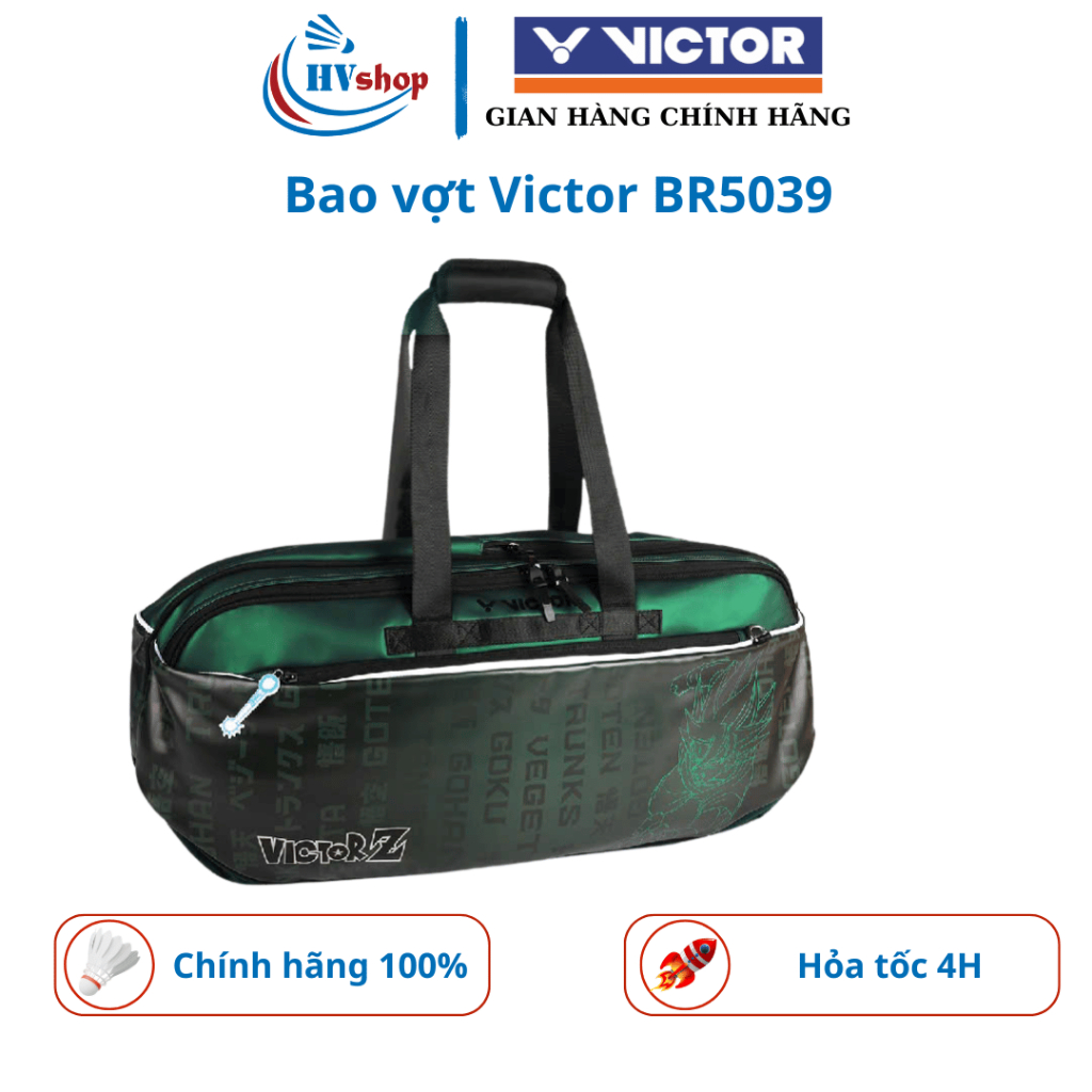 Bao vợt cầu lông Victor BR5639 chính hãng, thiết kế thể thao, tối ưu không gian chưa đồ - HVShop
