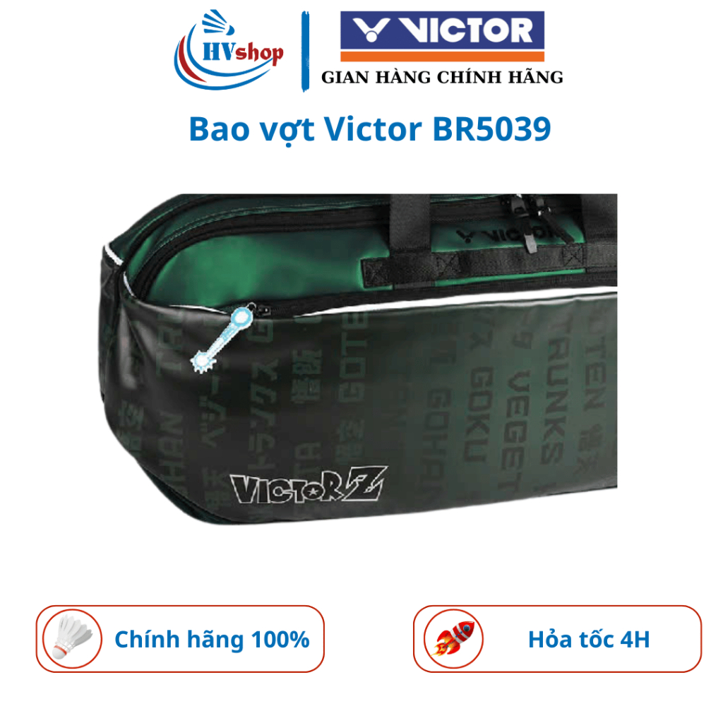 Bao vợt cầu lông Victor BR5639 chính hãng, thiết kế thể thao, tối ưu không gian chưa đồ - HVShop