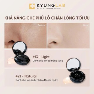 Phấn nước KyungLab Bio Cover Balm Cushion KyungLab Eternal Fit Che Phủ Kiềm Dầu Mỏng Nhẹ - Skinora Beauty