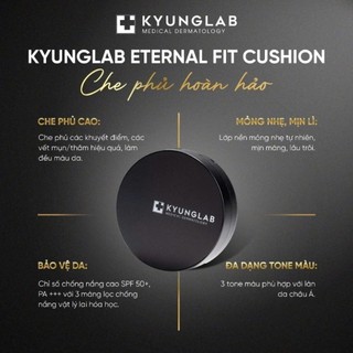 Phấn nước KyungLab Bio Cover Balm Cushion KyungLab Eternal Fit Che Phủ Kiềm Dầu Mỏng Nhẹ - Skinora Beauty