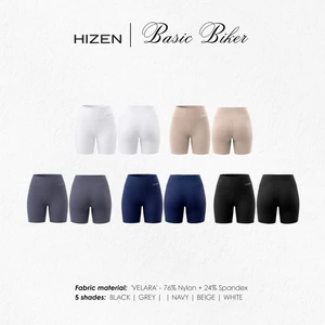 HIZEN | Quần Ngắn Biker Tập Gym Yoga Cao Cấp Tôn Dáng | BASIC BIKER