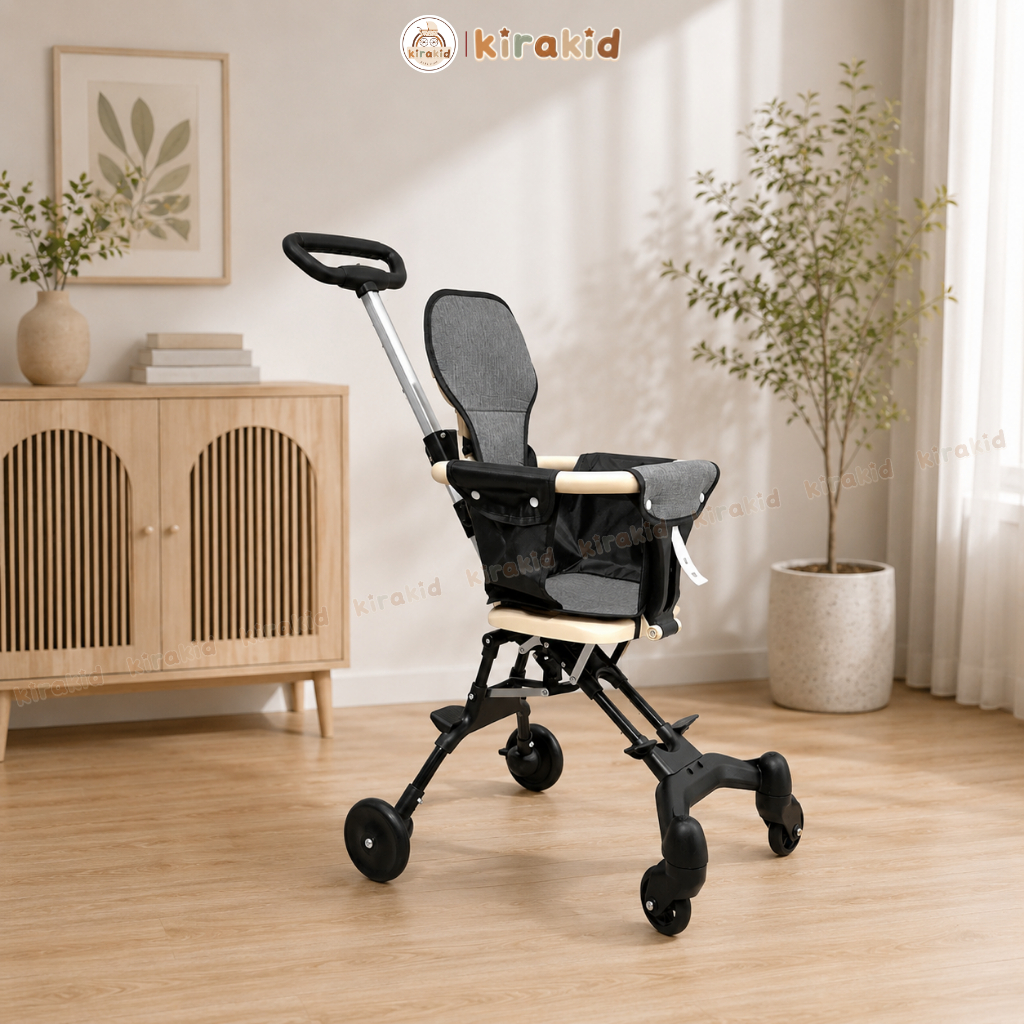 Xe Đẩy Gấp Gọn Đảo Chiều, Xe Đẩy Du Lịch Cho Bé Siêu Gọn Nhẹ