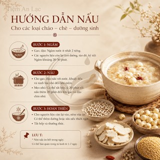 Set 10 Gói Cháo Bổ Tỳ Vị, Dưỡng Gan Thận, Thanh Lọc Cơ Thể, Nuôi Dưỡng Khí Huyết, Tốt Cho Tiêu Hoá