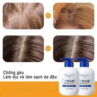 Dầu Gội Chống Gàu MAIGOOLE Selenium Sulfide Shampoo | Sạch Da Đầu Tóc Bết Nội Địa 300ml
