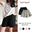 Set 3 Quần Sooc Vải Đũi Vân Mây Co Giãn Thoải Mái Có Túi Thời Trang Nữ Mùa Hè Hot Quỳnh Nguyễn TT