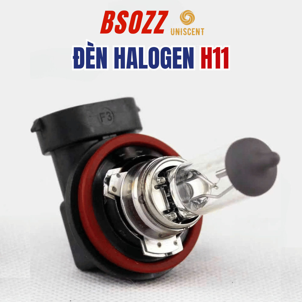 (Hàng Xịn) Bóng Đèn Ô Tô H11 Halogen-12V-55W Chip Osram |3200K| (PGJ19-2) BSOZZ- MADE IN THAILAND