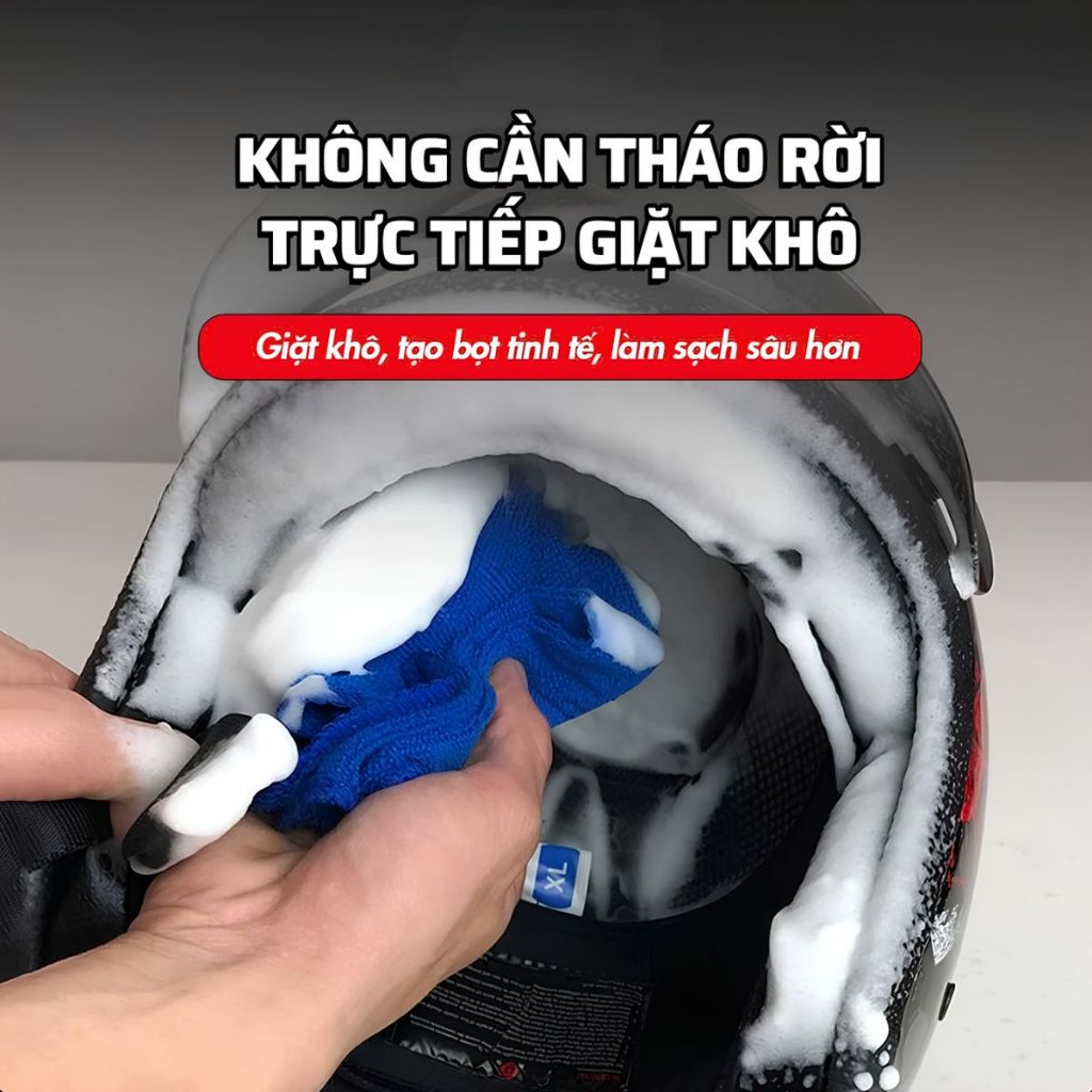 Xịt vệ sinh mũ bảo hiểm diệt khuẩn khử mùi hôi làm sạch nhanh Zhanlida 300ml
