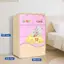 Tủ nhựa Kid 4 tầng QUI PHÚC, tủ đựng quần áo cho bé, an toàn, hoạt tiết dễ thương