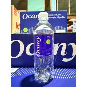 Thùng 24 Chai Nước Ion Kiềm Ocany 500ml - Sạch Sâu, Bù Khoáng, Đẹp Da, Tốt Cho Dạ Dày