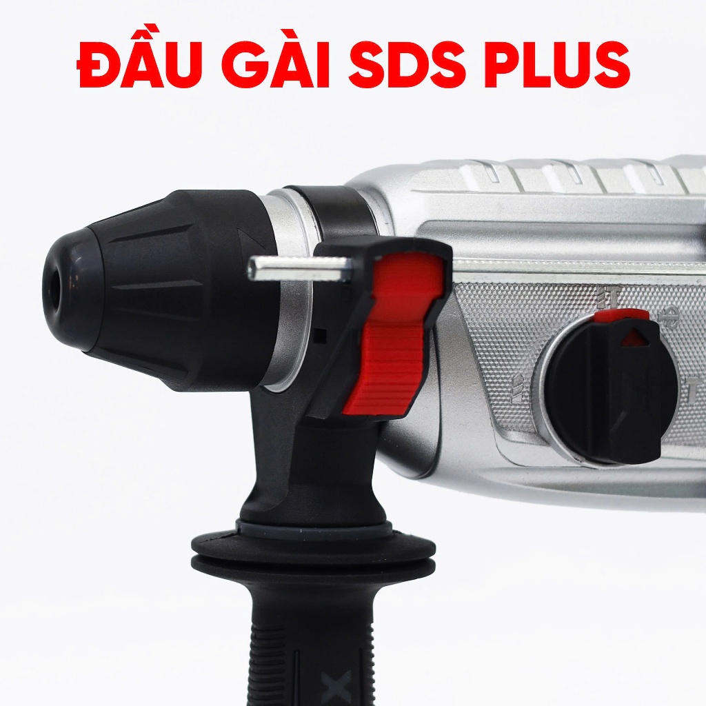[Tặng 5 mũi khoa] Máy Khoan Đục Workfix WF-BT1200AVT 3 Chế Độ – SDS Plus 26mm, 1200W, Đục Bê Tông 3.6J, Chống Rung AVT