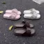 Dép Lê Nữ, Dép Lê Quai Ngang Đế Cao khóa Vuông To Màu Hồng Nâu Kem N59 || Young Sneaker