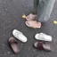 Dép Lê Nữ, Dép Lê Quai Ngang Đế Cao khóa Vuông To Màu Hồng Nâu Kem N59 || Young Sneaker