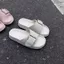 Dép Lê Nữ, Dép Lê Quai Ngang Đế Cao khóa Vuông To Màu Hồng Nâu Kem N59 || Young Sneaker