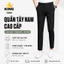 Quần Dài Tây Âu Nam Cao Cấp Điều Chỉnh Độ Rộng Eo Cotton Co Giãn Chống Nhăn Bền Màu