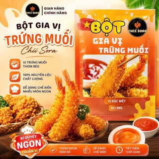 Bột Gia Vị Trứng Muối Thương Hiệu CHII SORA Gói 99G - NGON BÉO CHUẨN VỊ (Tẩm ướp - hải sản)
