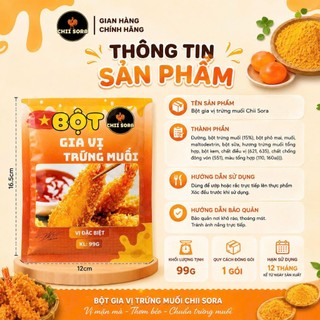 Bột Gia Vị Trứng Muối Thương Hiệu CHII SORA – NGON BÉO CHUẨN VỊ