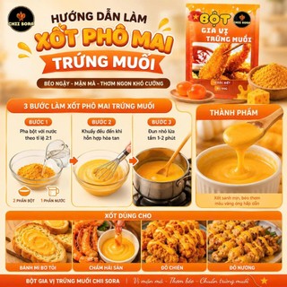 Bột Gia Vị Trứng Muối Thương Hiệu CHII SORA Gói 99G - NGON BÉO CHUẨN VỊ (Tẩm ướp - hải sản)