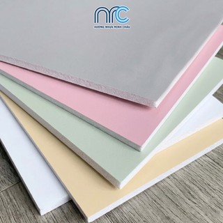 (Combo 2 Tấm) Bìa mô hình Fomex dán decan màu, Tấm Fomex màu kích thước 40x50cm - Fomex dày 5mm