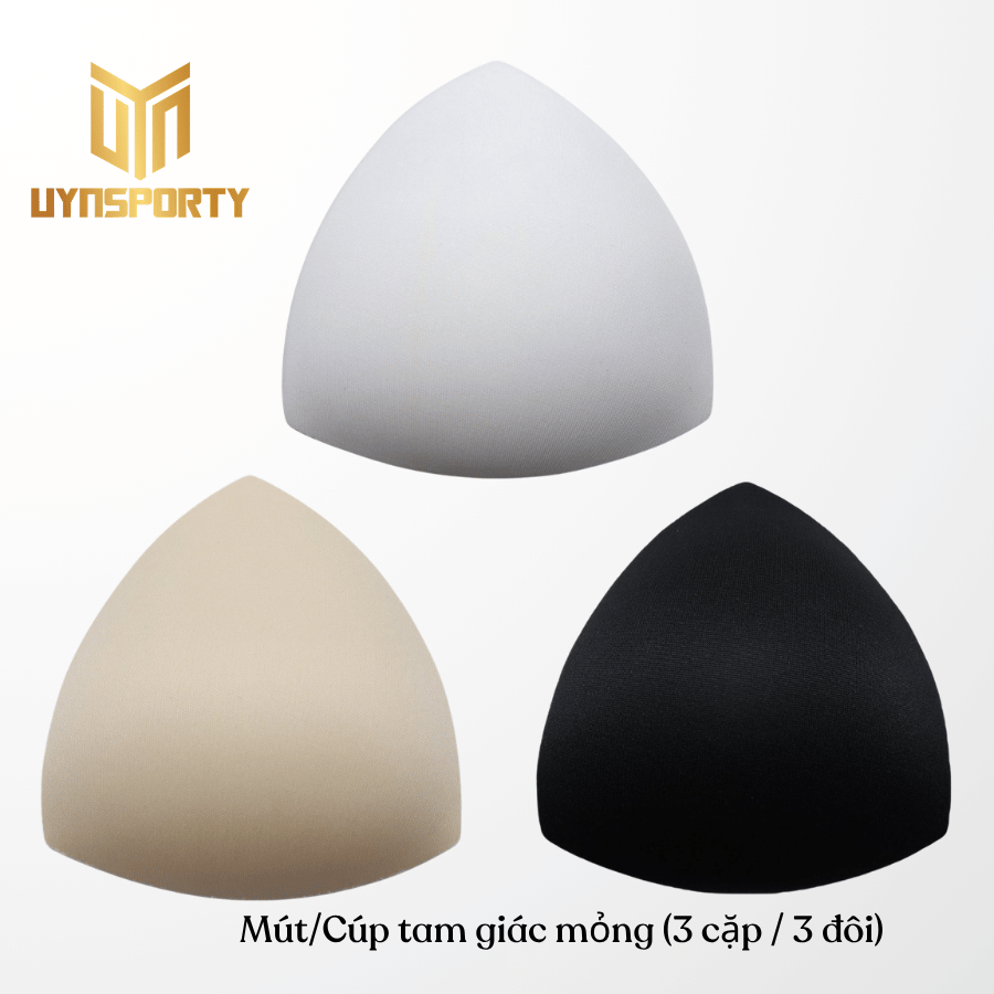Mút Đệm, Cúp Tam Giác, Miếng Độn Ngực, Che Chắn Tập Thể Thao Pickleball Gym Yoga Đồ Bơi Đệm Nâng