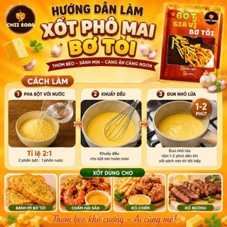 Bột Bơ Tỏi Thương Hiệu CHII SORA - Thơm Ngon Đậm Đà  Chuẩn Vị Truyền Thống