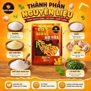 Bột Bơ Tỏi Thương Hiệu CHII SORA - Thơm Ngon Đậm Đà  Chuẩn Vị Truyền Thống