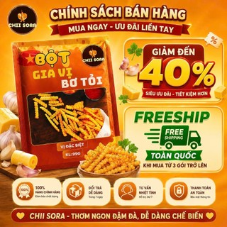 Bột Bơ Tỏi Thương Hiệu CHII SORA - Thơm Ngon Đậm Đà  Chuẩn Vị Truyền Thống