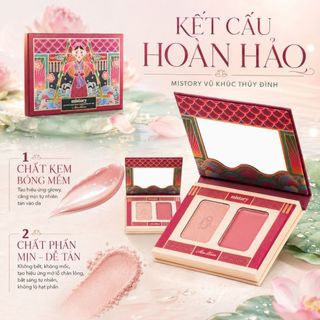 [Y394] Phấn má hồng MISTORY 4in1 - Vũ Khúc Thủy Đình hiệu ứng căng bóng sáng da 6g