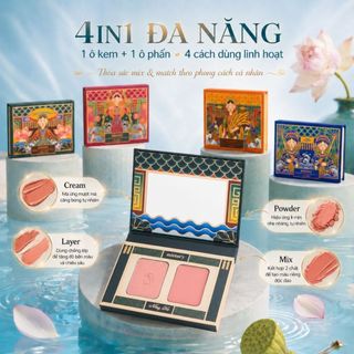 [Y394] Phấn má hồng MISTORY 4in1 - Vũ Khúc Thủy Đình hiệu ứng căng bóng sáng da 6g