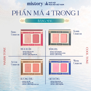 [Y394] Phấn má hồng MISTORY 4in1 - Vũ Khúc Thủy Đình hiệu ứng căng bóng sáng da 6g