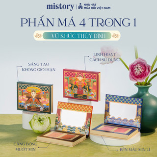 [Y394] Phấn má hồng MISTORY 4in1 - Vũ Khúc Thủy Đình hiệu ứng căng bóng sáng da 6g