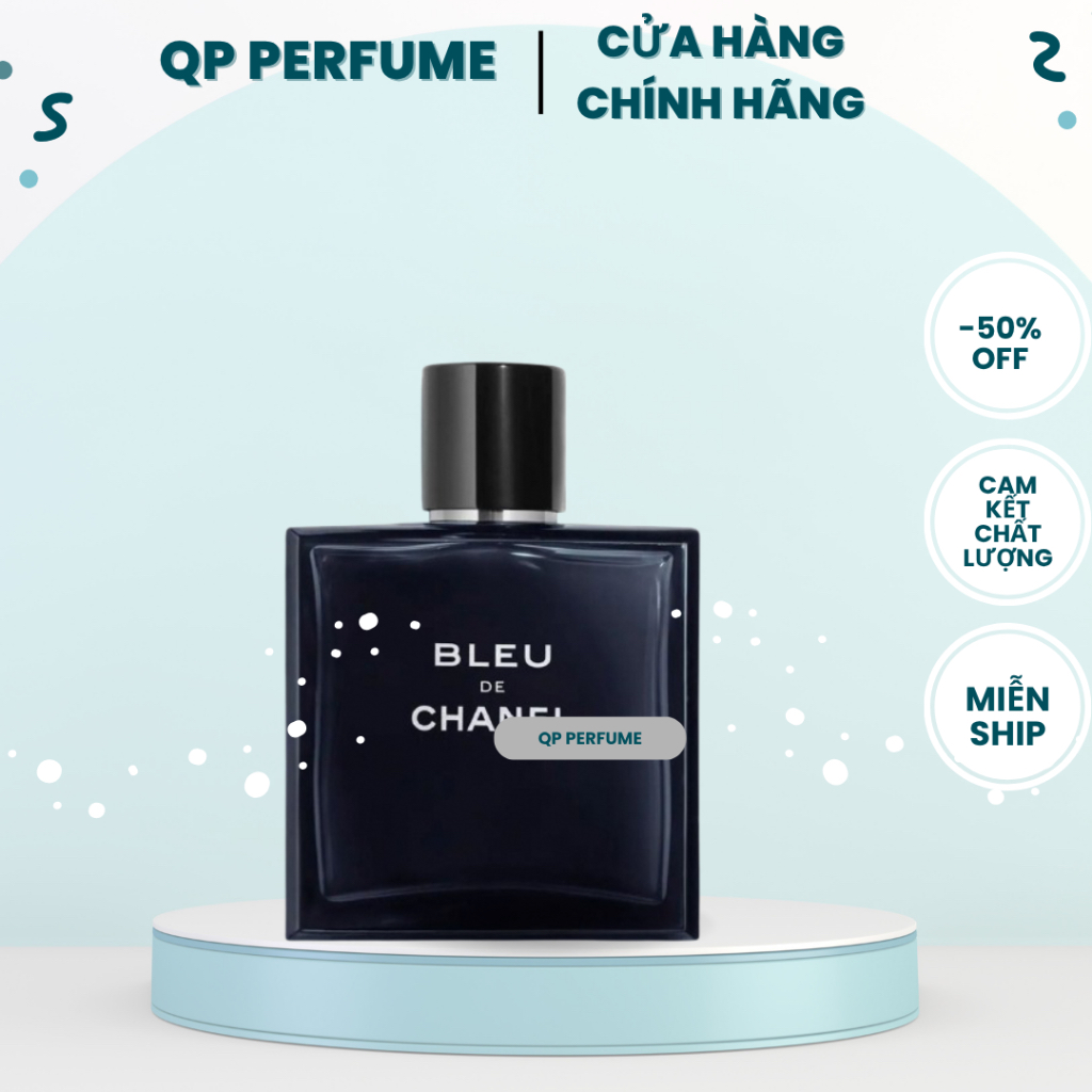 [ Chính Hãng ] Nước Hoa Nam Ble.u Đen 100ml Nam Tính Thu Hút - Full Box