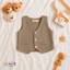Set Gile Bé Trai Phong Cách Hàn Quốc, Bộ Áo Sơ Mi Kẻ Kèm Gile Và Quần Dài Thanh Lịch Cho Bé Liena’s Closet