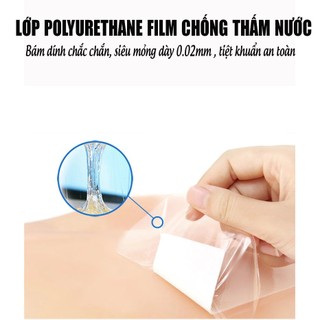 [GẠC MẸ] Combo 10 miếng Gạc Chống Thấm Nước Sau Sinh Hetis Film Pad 9x25cm Bảo Vệ Vết Mổ Thoáng Khí
