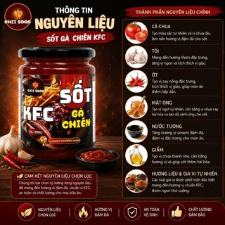 SỐT GÀ CHIÊN KFC THƯỢNG HẠNG 399G – CHII SORA - Hương Vị Đậm Đà