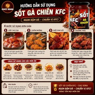 SỐT GÀ CHIÊN KFC THƯỢNG HẠNG 399G – CHII SORA - Hương Vị Đậm Đà