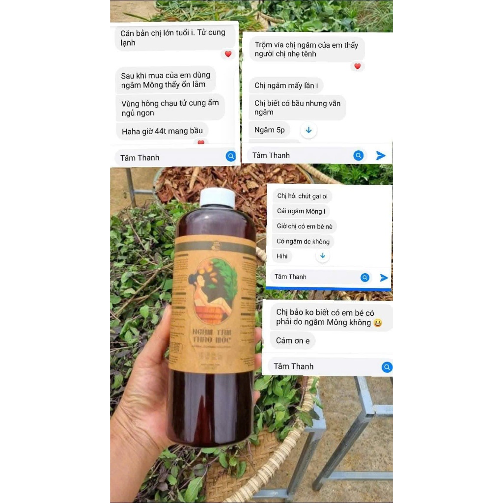 Nước Ngâm Thảo Mộc Anh Minh - Nước Ngâm Mông, Ngâm Tắm Thư Giãn, Giảm Ngứa, Rôm Sảy, Viêm Nhiễm (Chai 1lit, can 5 lít)