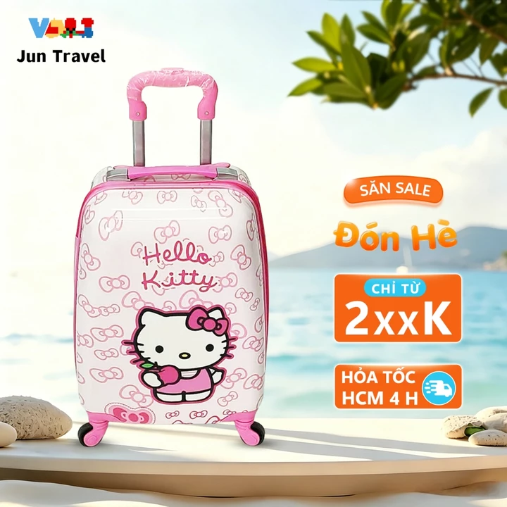 Vali du lịch cho bé. Vali họa tiết hoạt hình, Vali du lịch mini, vali dễ thương. Vali trẻ em. 981