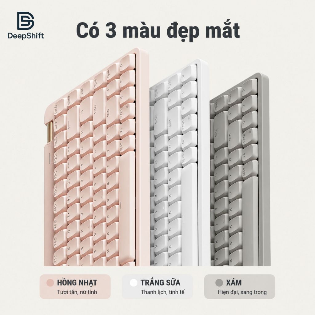 Bàn Phím Cơ Lofree Flow Lite | Chính Hãng Low Profile Siêu Mỏng, Gõ Êm, LED