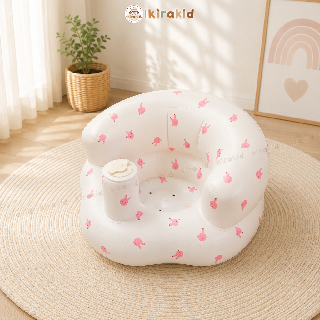 Ghế Hơi Tập Ngồi Cho Bé Chất Liệu Cao Cấp Phong Cách Hàn Quốc Dễ Thương
