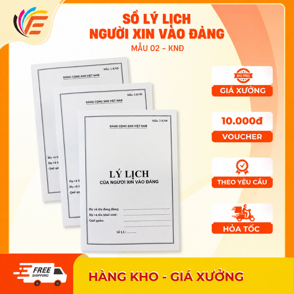 ( COMBO ) Sổ Lý Lịch Mẫu 40 Trang 28 Trang 32 Trang - KNĐ Hàng Đẹp