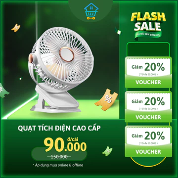 Tặng dây sạc ,Quạt Kẹp Tích Điện, Quạt Sạc Mini Để Bàn Đa Năng, Kẹp bàn Xoay 720 Độ Chắc Chắn