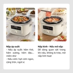 Nồi Áp Suất Điện Đa Năng Olivo PC40 Lòng Inox 304 4L – Màn OLED – Hầm Xương, Nấu Cơm, Lẩu, Xào - 2 Nắp Linh Hoạt - 1300W — ảnh 8