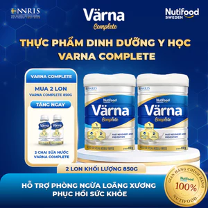 Sữa Bột Varna Complete (2 Lon 850g Tặng 2 SN) - Hỗ Trợ Giảm Đau Nhức Xương Khớp, Hồi Phục Thể Trạng