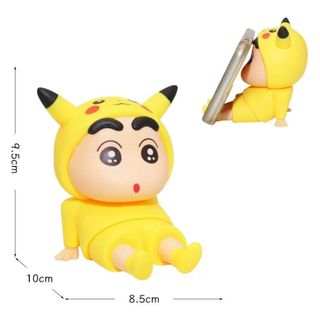 Giá Đỡ Điện Thoại Shin Cậu Bé Bút Chì Dễ Thương Decor Bàn Học Kèm Mô Hình Mini Cute HT Toys