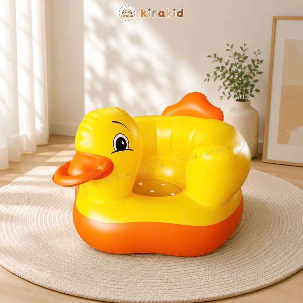 Ghế Hơi Tập Ngồi Cho Bé Chất Liệu Cao Cấp Phong Cách Hàn Quốc Dễ Thương