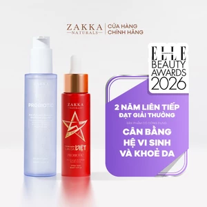 Combo Gel Rửa Mặt Giúp Làm Sạch Bụi Mịn, Hỗ Trợ Sáng Da 150ml Và Tinh Chất Hỗ Trợ Lợi Khuẩn 30ml