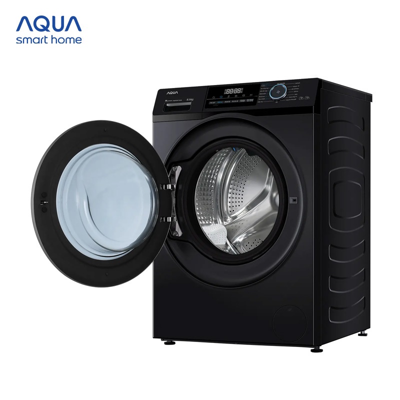Máy giặt cửa trước Aqua Inverter 8.5KG AQD-A852J.BK - Miễn phí giao hàng toàn quốc - Hỗ trợ lắp đặt