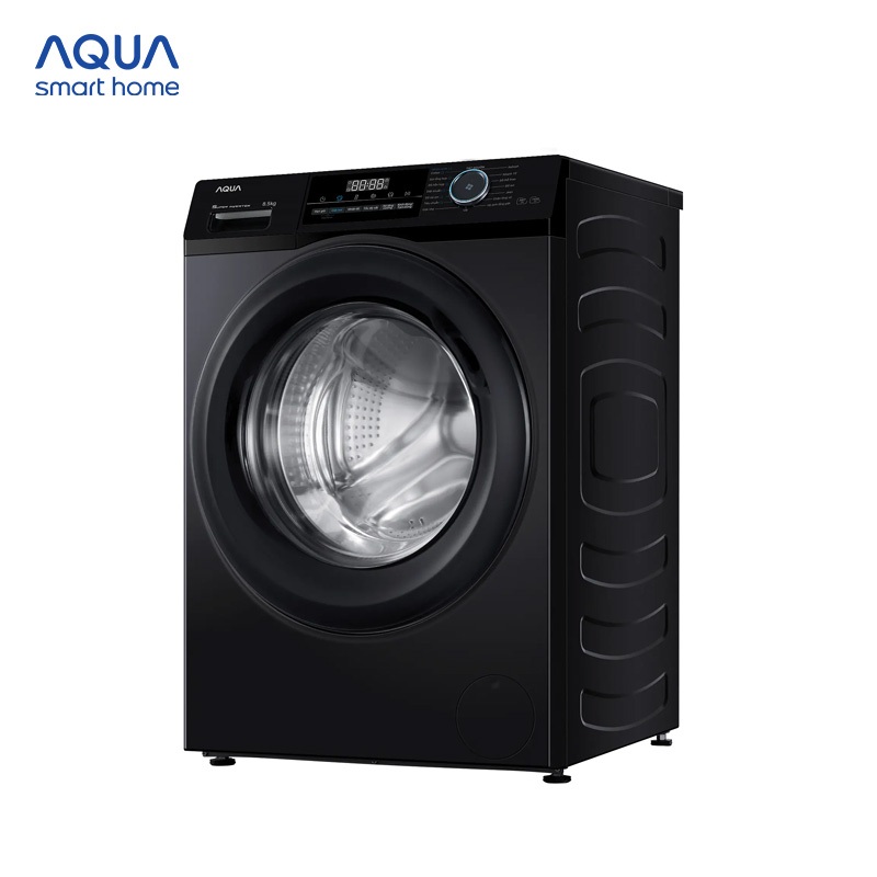 Máy giặt cửa trước Aqua Inverter 8.5KG AQD-A852J.BK - Miễn phí giao hàng toàn quốc - Hỗ trợ lắp đặt